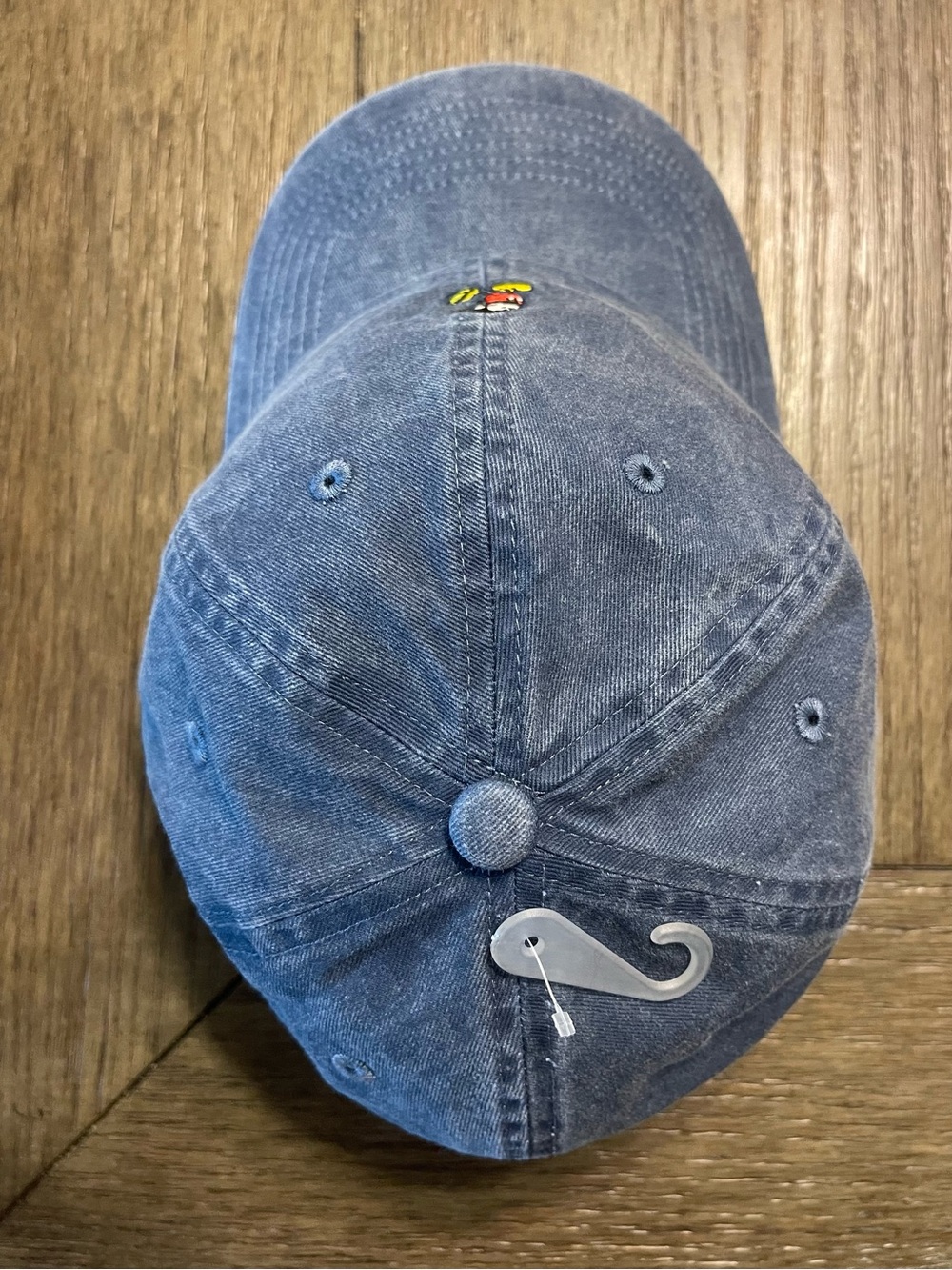 Disney Parks Mickey Mouse Embroidered Dad Hat - Washed Denim Blue - Picture 6 of 13